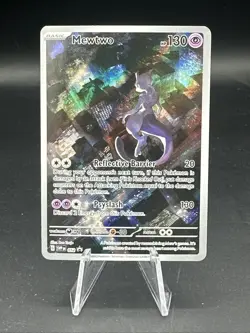Pokemon TCG Mewtwo 052 Sv: Scarlet & Violet Black Star Promo Cards Holo B - Image 1