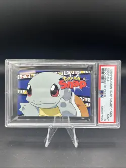 1999 Pokemon Snap Smart Card Squirtle Blockbuster Video PSA 9 - Image 1
