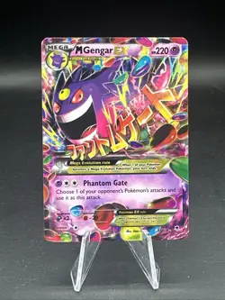 Pokemon M Gengar EX Full Art Mega Holo Card XY Phantom Forces 35/119 D - Image 1