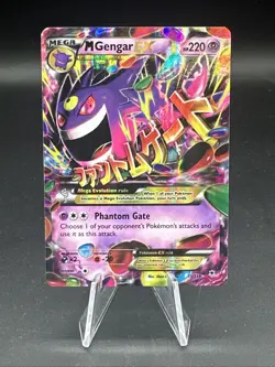 Pokemon M Gengar EX Full Art Mega Holo Card XY Phantom Forces 35/119 C - Image 1