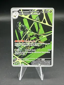 Pokemon TCG Team Rockets Spidops Illustration Rare Card 187/182 A - Image 1