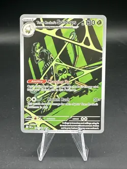 Pokemon TCG Team Rockets Spidops Illustration Rare Card 187/182 B - Image 1