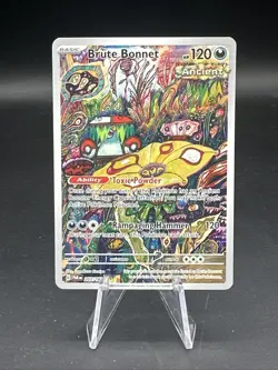 Pokemon TCG Brute Bonnet Paradox Rift Holo Card 207/182 Illustration Rare B - Image 1