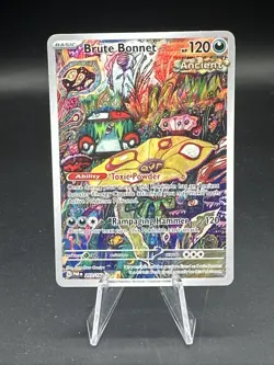 Pokemon TCG Brute Bonnet Paradox Rift Holo Card 207/182 Illustration Rare A - Image 1