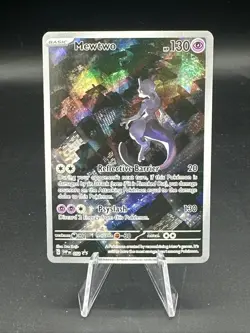 Pokemon TCG Mewtwo 052 Sv: Scarlet & Violet Black Star Promo Cards Holo A - Image 1