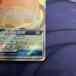 Pokemon TCG Dedenne GX Holo Ultra Rare Card Unbroken Bonds 195a/214 - Image 5
