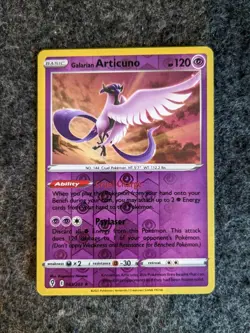 Articuno - 063/203 - Reverse Holo Rare - Evolving Skies Pokemon Trading Card - Image 2