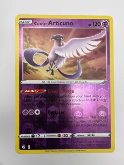 Articuno - 063/203 - Reverse Holo Rare - Evolving Skies Pokemon Trading Card - Image 4