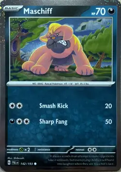 Maschiff - (Cosmos Holo) Holo Common Miscellaneous Cards & Products 142/193 NM - Image 1