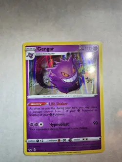 Pokemon TCG Gengar Holo Rare Card Sword & Shield -085/202- NM Condition - Image 2