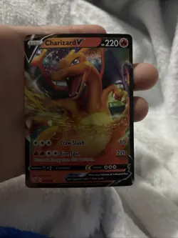 Pokemon TCG SWSH Charizard v Ultra Rare Holo Card 019/189 Darkness Ablaze - Image 4