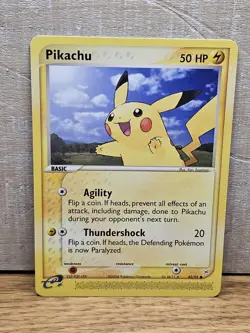 Pikachu 43/95 Team Magma vs Team Aqua Non-Holo Pokemon Card TCG - Image 1