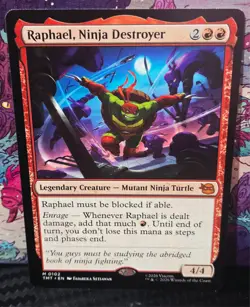 magic the gathering - Raphael, Ninja Destroyer - Legendary Creature - Mythic - Image 1