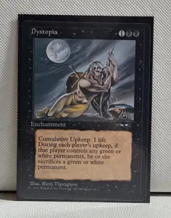 Dystopia NM MTG Magic the Gathering Alliances Reserved List - Image 1