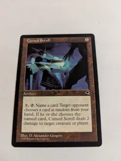 Cursed Scroll x 1 mtg LP (auction 1 of 3) - Image 1