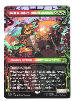 Raph & Mikey, Troublemakers #250 Teenage Mutant Ninja Turtles Showcase Reg. Rare - Image 1