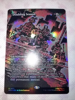 Doubling Season (Borderless) Teenage Mutant Ninja Turtles Source Material Foil - Image 1
