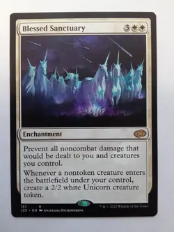 Blessed Sanctuary 157 Jumpstart 2022 MTG - Image 1