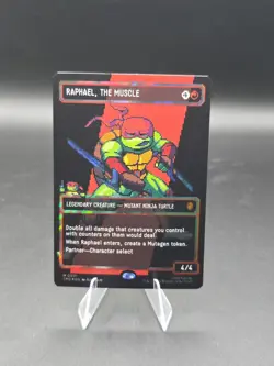Raphael, the Muscle (0091) 8Bit Showcase Surge Foil Magic The Gathering TMNT - Image 1