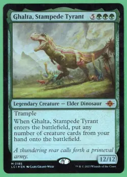 MTG Ghalta, Stampede Tyrant Foil (Caverns of Ixalan) 0185 - Image 1