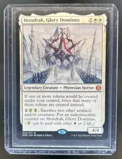 2023 Magic MTG Phyrexia: All Will Be One Mondrak, Glory Dominus #023/271 - Image 1