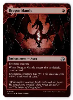 Dragon Mantle 41 Wilds of Eldraine: Enchanting Tales Foil NM - Image 1