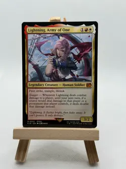 Lightning, Army of One Final Fantasy Regular M0233 Magic The Gathering TCG - Image 1
