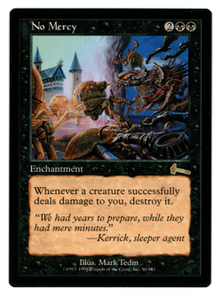 No Mercy -- MTG (SP+/NM Quality) - Urza's Legacy - See scans! - Image 1