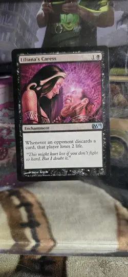 MTG-Liliana’s Caress-NM/M-Magic 2011 Core Set- English - Image 1