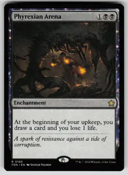 Phyrexian Arena Normal R Foundations 180 NM - Image 1