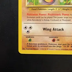 Pokemon TCG Vintage Non Holo Rare Aerodactyl Fossil 16/62 WotC - Image 5