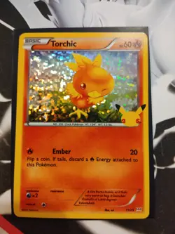 Pokemon Mcdonalds Promo 2021 Torchic Holo Rare 11/25 NM - Image 1