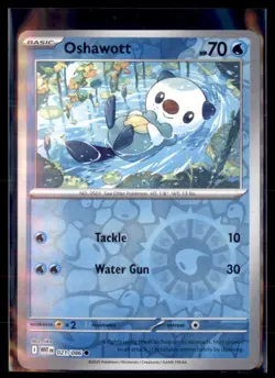 Pokemon Oshawott White Flare WHT 021/086 Reverse Holo 3 Card Lot - Image 1