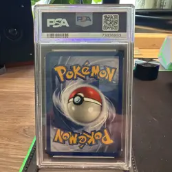 1999 Pokemon Poliwrath Base Set Holo Rare Card 13/102 PSA 7 - Image 2