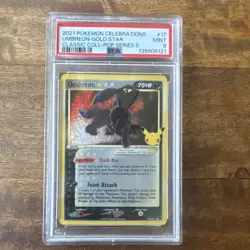Pokemon Umbreon Gold Star Holo 17/17 Celebrations Classic Collection PSA 9 - Image 1