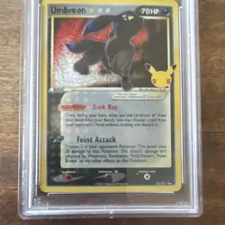 Pokemon Umbreon Gold Star Holo 17/17 Celebrations Classic Collection PSA 9 - Image 3