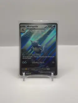 Pokemon TCG Wartortle 171/165 Scarlet & Violet 151 Illustration Rare Holo - Image 1