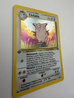 CLEFABLE Pokemon Card - WOTC - 1st Edition - Jungle - 1/64 - HOLO - - Image 2