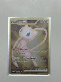 Pokemon 151 Mew UPC Metal GOLDEN Promo Card 205/165, NM - Image 1