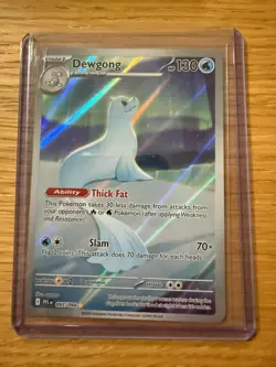 Dewgong 097/094 Me02: Phantasmal Flames Holo Pokemon Full Art NM - Near Mint - Image 1