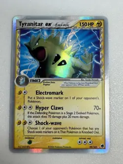 Pokemon Tyranitar ex EX Delta Species Holo Rare #99/101 150 HP 2006 English - Image 2