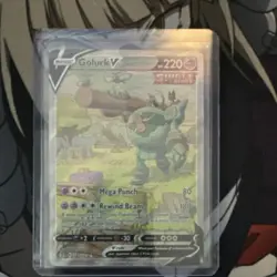 Pokemon Golurk V Evolving Skies Full Art Single Strike Holo 183/203 220 HP - Image 1