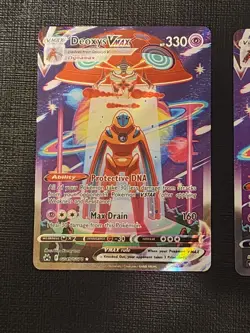 Deoxys Vmax Gg45 ENGLISH NM & Deoxys Vmax 222 JAPANESE NM Pokemon Tcg - Image 2