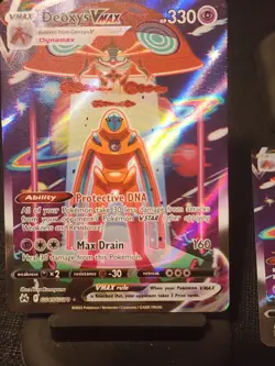 Deoxys Vmax Gg45 ENGLISH NM & Deoxys Vmax 222 JAPANESE NM Pokemon Tcg - Image 4