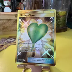 Missing Clover (Secret Rare 🤫) 168/156 Sm-Ultra Prism *HOLO* Pokemon TCG - Image 1