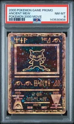 2000 POKEMON GAME MOVIE POKEMON 2000 MOVIE ANCIENT MEW PSA 8 - Image 1