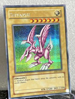 Yu-Gi-Oh Seiyaryu SDD-E001 Secret Rare DDS Promo LP Vintage Excellent - Image 1