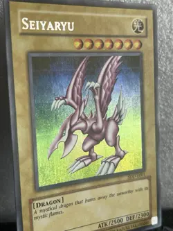 Yu-Gi-Oh Seiyaryu SDD-E001 Secret Rare DDS Promo LP Vintage Excellent - Image 2