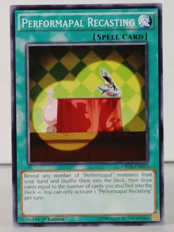 Performapal Recasting - YUGIOH CROS EN052 - 1st ed - NM - A - Image 1