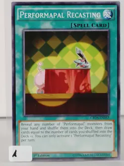 Performapal Recasting - YUGIOH CROS EN052 - 1st ed - NM - A - Image 5